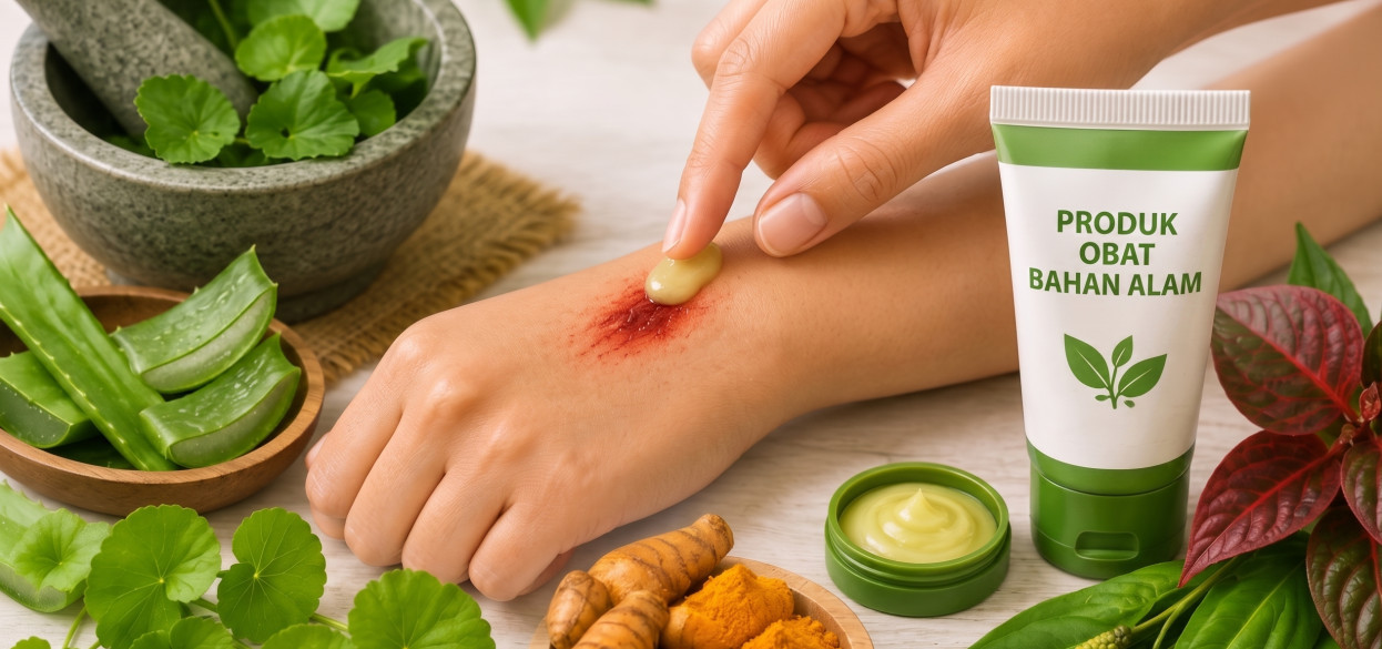 Klaim Obat Bahan Alam yang Diperbolehkan pada Penyembuhan Luka Luar